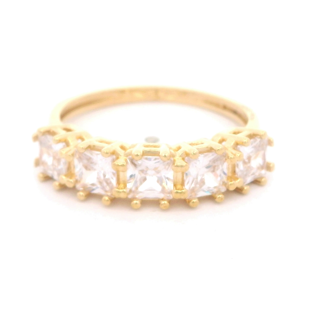 Anillo de Oro Amarillo Cintillo 18K Talla 16