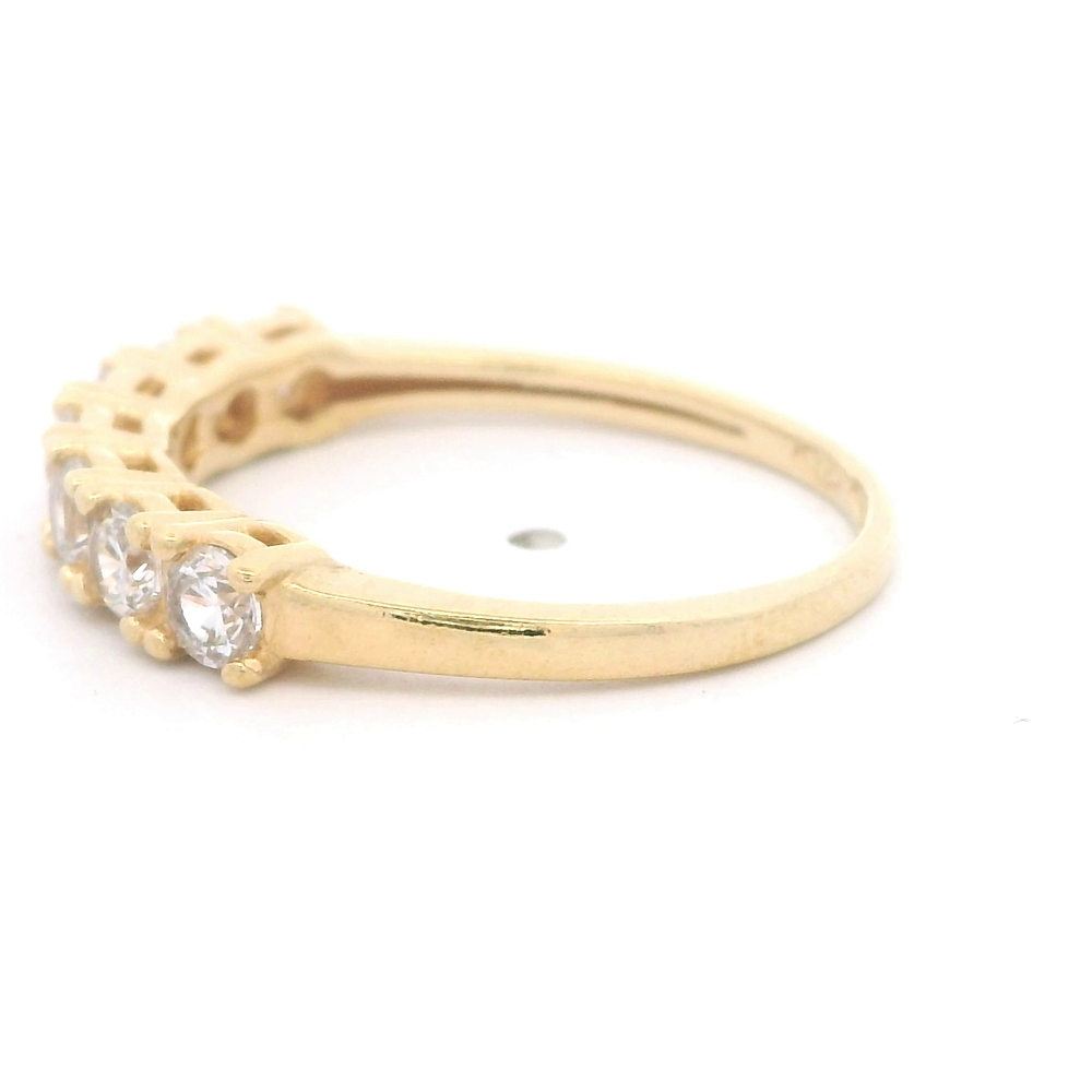 Anillo de Oro Amarillo Cintillo 18K Talla 15