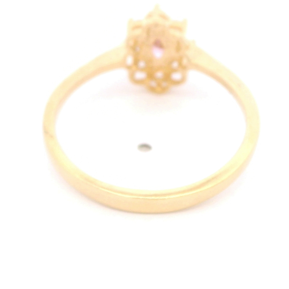 Anillo de Oro Amarillo Lady Di 18K Talla 21