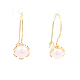 Aros de Oro Amarillo Cuello de Payaso 18K