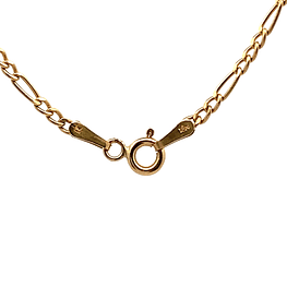 Cadena de Oro Amarillo Fígaro 3x1 18K