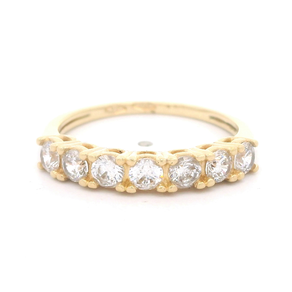 Anillo de Oro Amarillo Cintillo 18K Talla 17