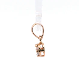 Colgante De Oro Rosado 18K Rosetón 