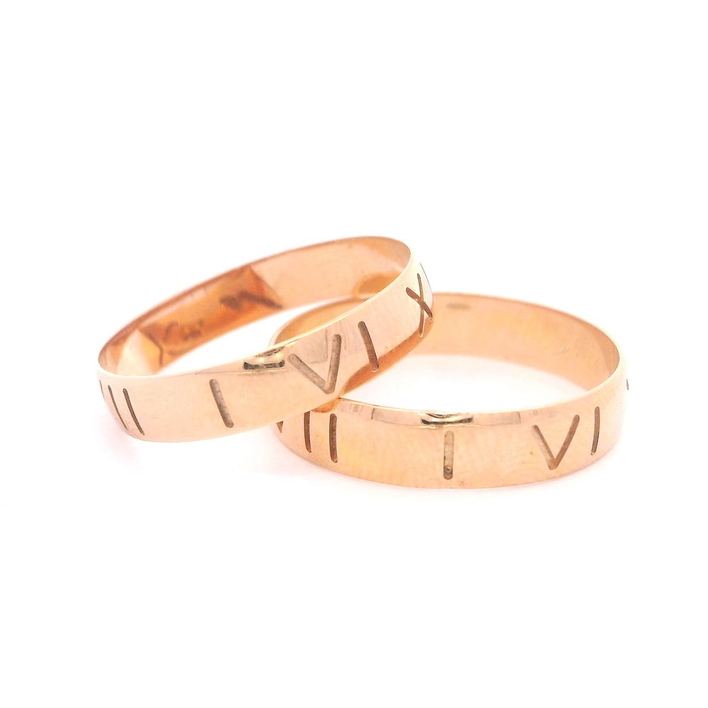 Anillos de Matrimonio Diamantados 18K Colección 3