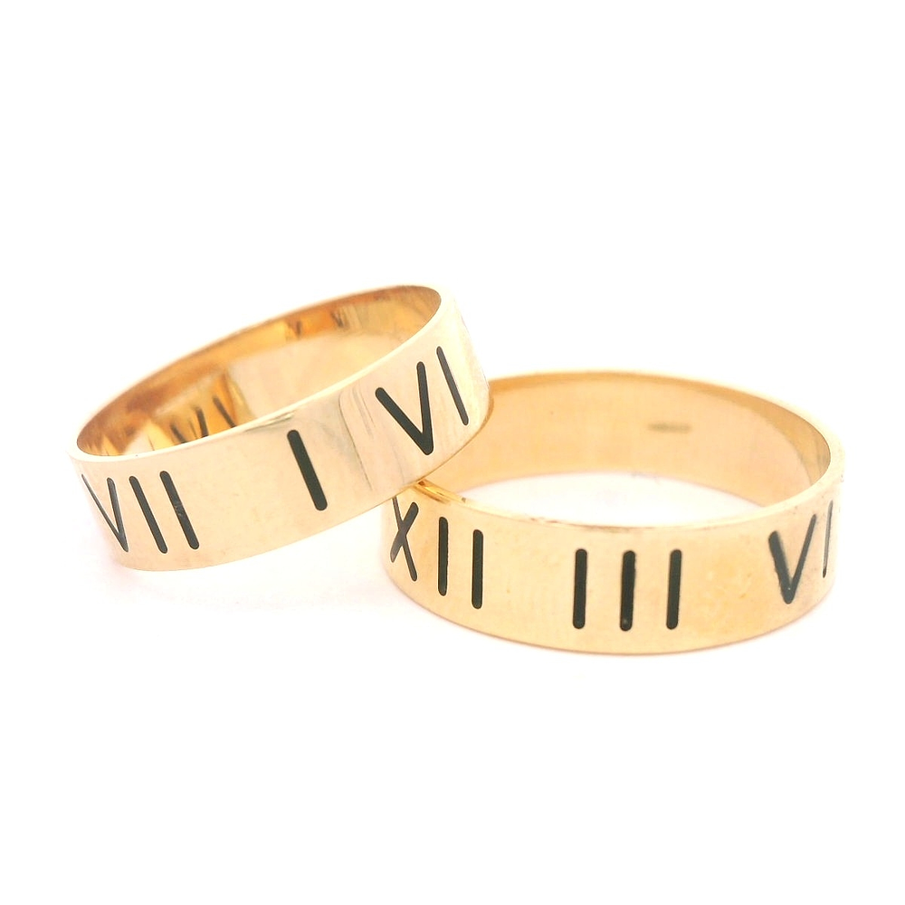 Anillos de Matrimonio Diamantados 18K Colección 3