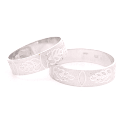 Anillos de Matrimonio Diamantados 18K Colección 4