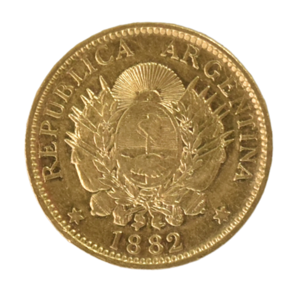 Moneda de Oro 5 Pesos Argentinos – Oro Ley 900 Año al Azar