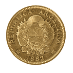 Moneda de Oro 5 Pesos Argentinos – Oro Ley 900 Año al Azar