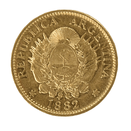 Moneda de Oro 5 Pesos Argentinos – Oro Ley 900 Año al Azar