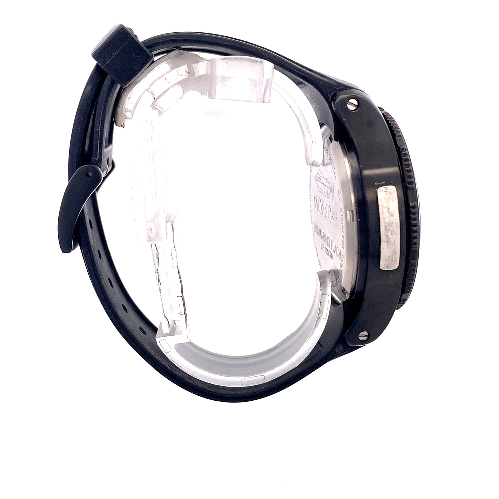 Reloj Mosso Diver Submarino Flach de Hombre Acero Negro Automático