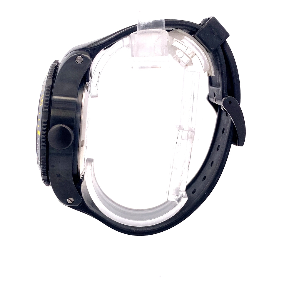 Reloj Mosso Diver Submarino Flach de Hombre Acero Negro Automático