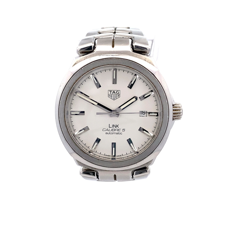 Reloj TAG Heuer Link de Hombre Acero Blanco Hueso Automático