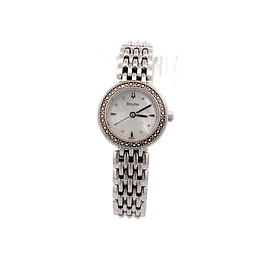 Reloj Bulova Diamond de Mujer Acero Madreperla Micropiedras