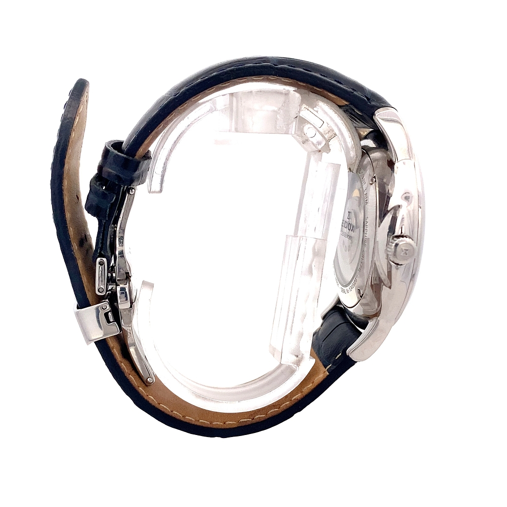 Reloj Edox Les Bemonts de Hombre Acero Azul Automático