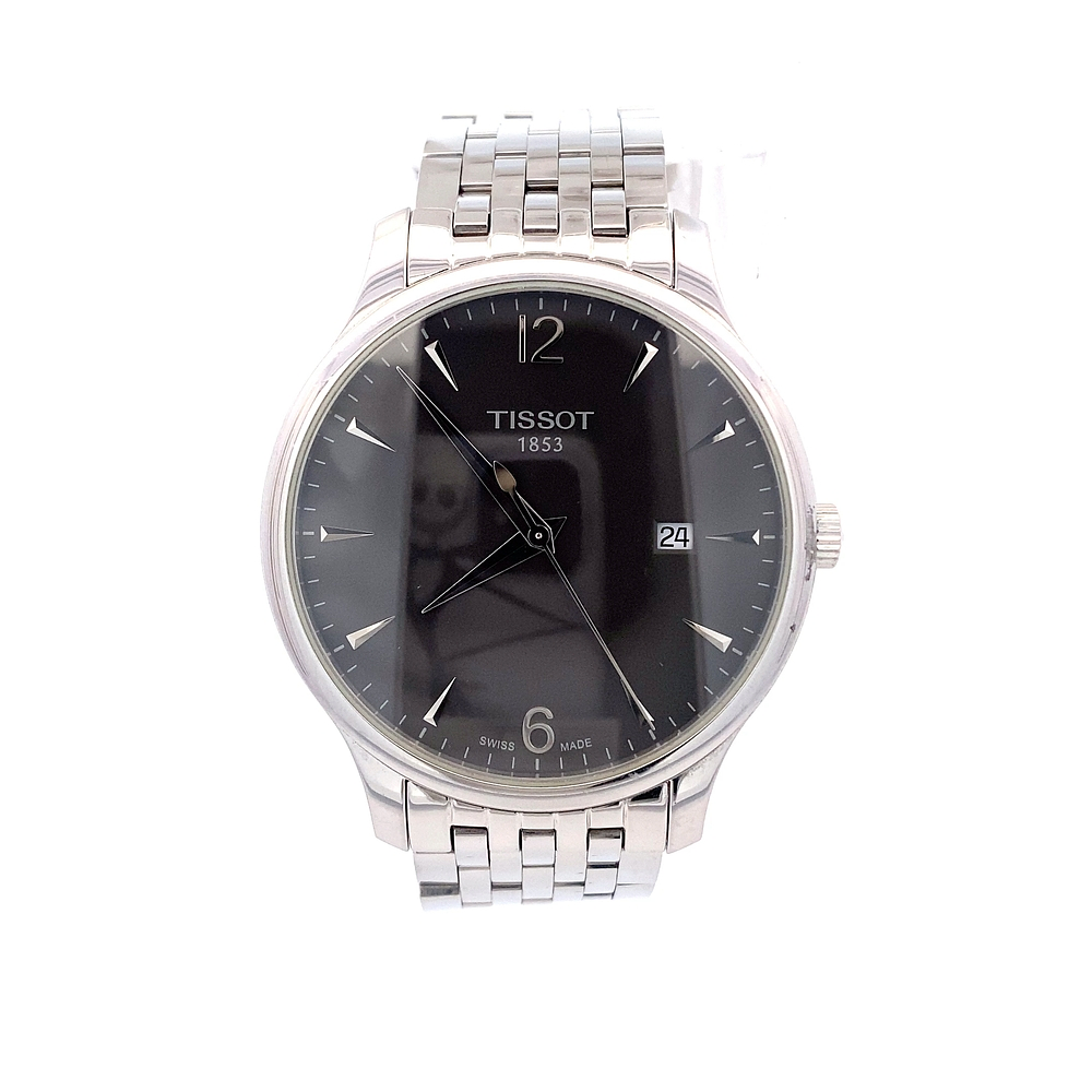 Reloj Tissot Tradition de Hombre Acero Gris Cuarzo