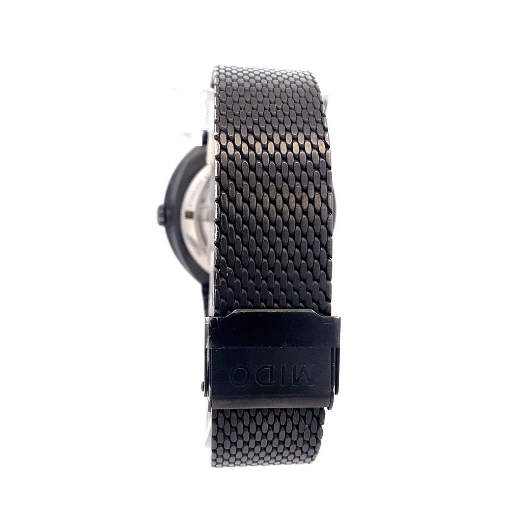 Reloj Mido Commander de Hombre Acero Negro Automático