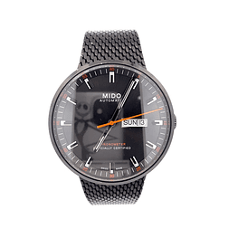 Reloj Mido Commander de Hombre Acero Negro Automático