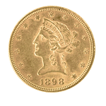 Moneda de Oro 10 Dólares “Liberty Head” – Eagle USA 0,4838 oz 