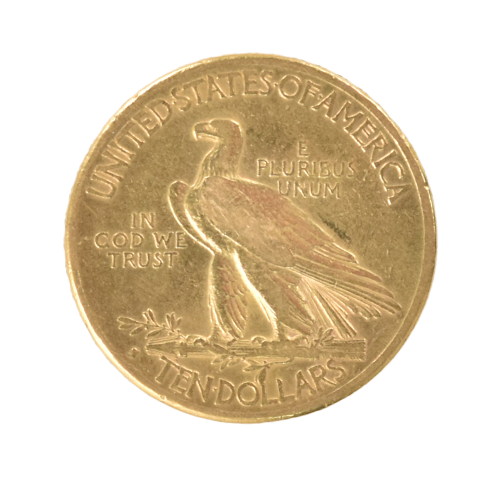 Moneda de Oro 10 Dólares “Indian Head” 1910 – Eagle USA 