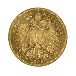 Moneda de Oro 10 Corona Austria 1909 – Franz Joseph I 