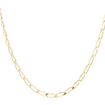 Cadena de Oro Amarillo 18K Figaro Eslabón Grande 