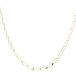 Cadena de Oro Amarillo 18K Figaro Eslabón Grande  