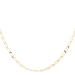 Cadena de Oro Amarillo 18K Figaro Eslabón Grande  