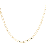 Cadena de Oro Amarillo 18K Figaro Eslabón Grande  