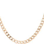 Cadena de Oro Amarillo 18K Barbada  