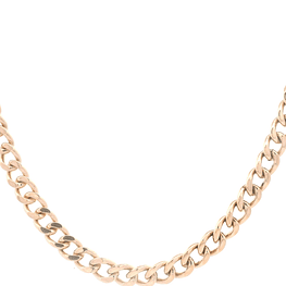 Cadena de Oro Amarillo 18K Barbada  