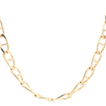 Cadena de Oro Amarillo 18K Banana  