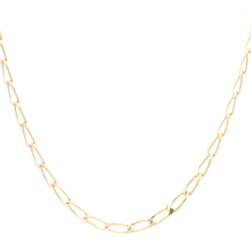 Cadena de Oro Amarillo 18K Figaro Eslabón Grande 