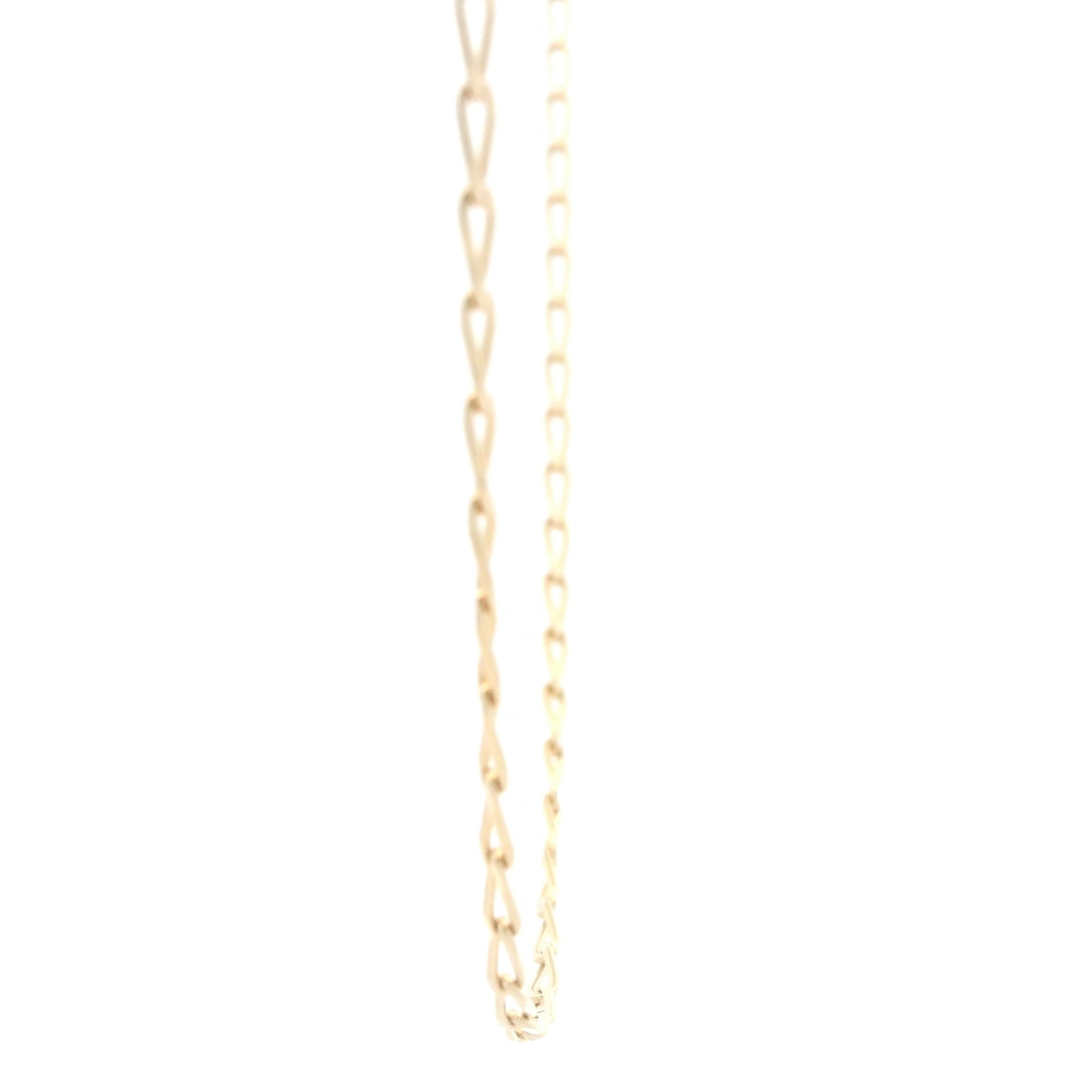 Cadena de Oro Amarillo 18K Figaro Eslabón Grande 