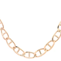 Cadena de Oro Rosado  18K Banana  