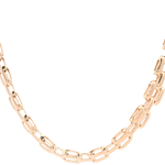 Cadena de Oro Rosado  18KPanther Tubular  