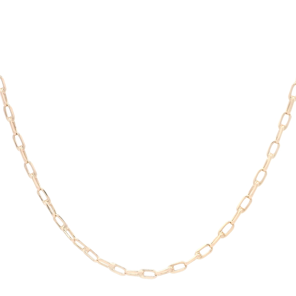 Cadena de Oro Amarillo 18K Limada  