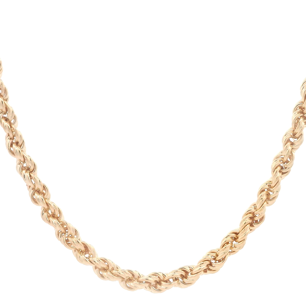 Cadena de Oro Amarillo 18K Tourbillon Tubular 