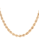 Cadena de Oro Amarillo 18K Tourbillon Tubular 