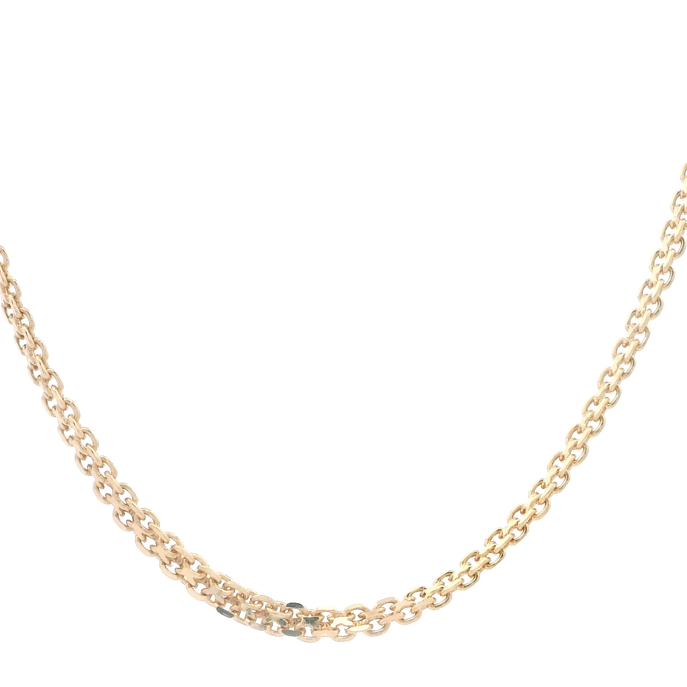 Cadena de Oro Amarillo 18K Bismark   