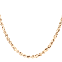 Cadena de Oro Amarillo 18K Tourbillon Tubular 