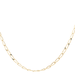 Cadena de Oro Amarillo 18K Figaro Eslabón Grande  