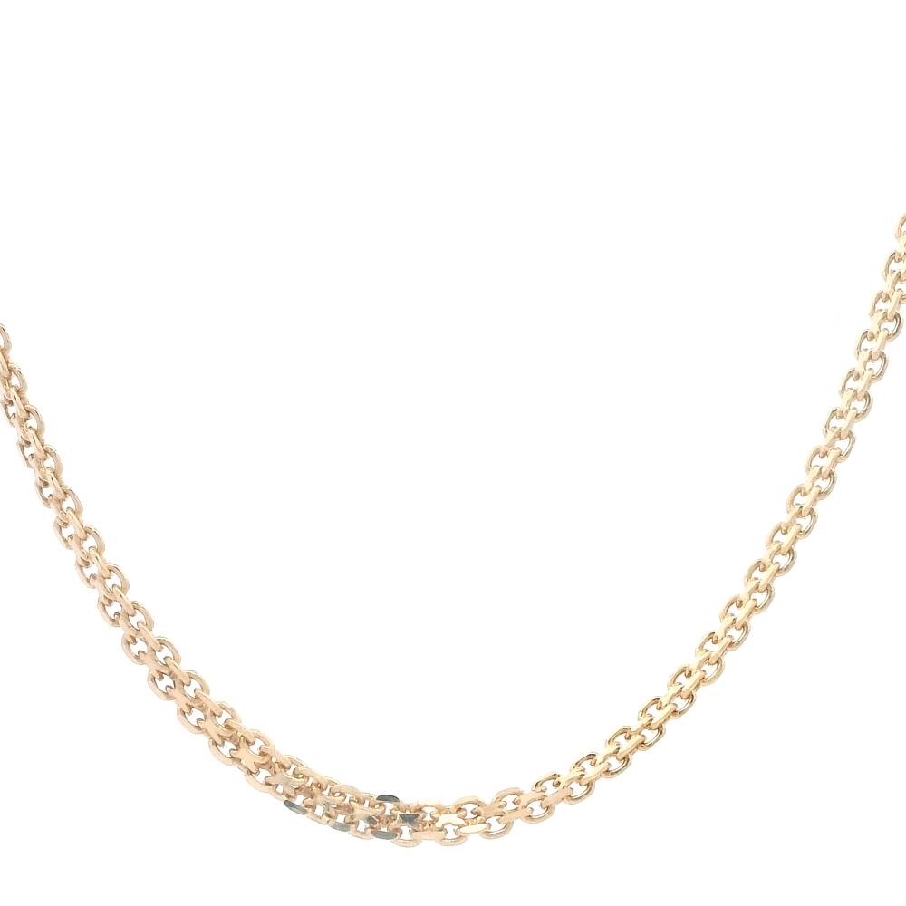 Cadena de Oro Amarillo 18K Bismark  