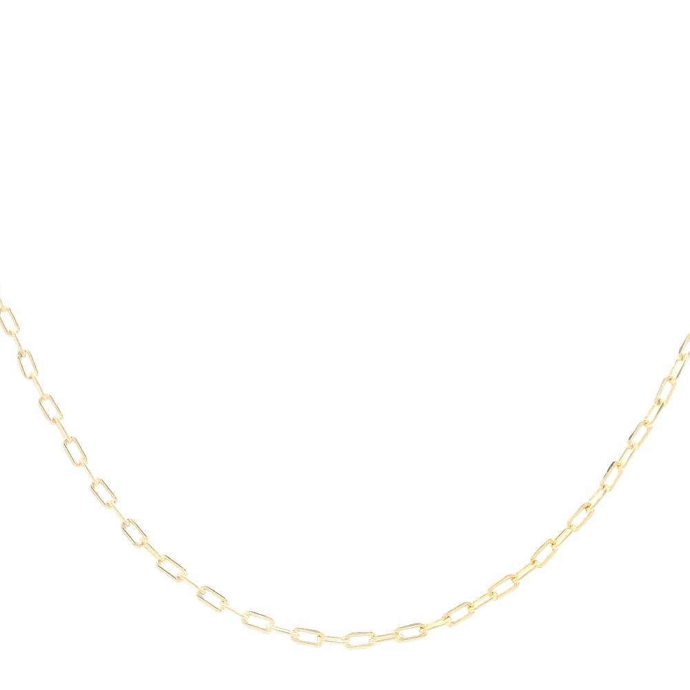 Cadena de Oro Amarillo 18K Limada /Resorte 