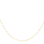 Cadena de Oro Amarillo 18K Limada /Resorte 