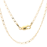 Cadena de Oro Amarillo 18K Figaro Eslabón Grande 