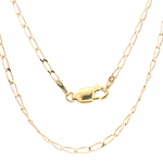 Cadena de Oro Amarillo 18K Figaro Eslabón Grande  