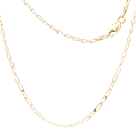 Cadena de Oro Amarillo 18K Figaro Eslabón Grande  