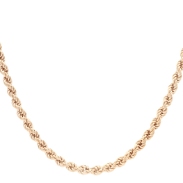 Cadena de Oro Amarillo 18K Tourbillon Tubular  