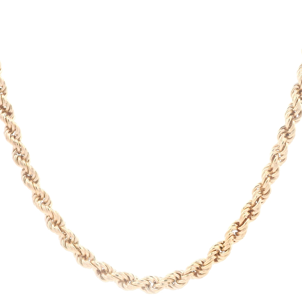 Cadena de Oro Amarillo 18K Tourbillon Tubular 