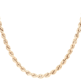 Cadena de Oro Amarillo 18K Tourbillon Tubular 